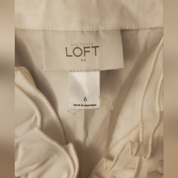 LOFT off white colorblock sleeveless dress - Picture 6 of 6